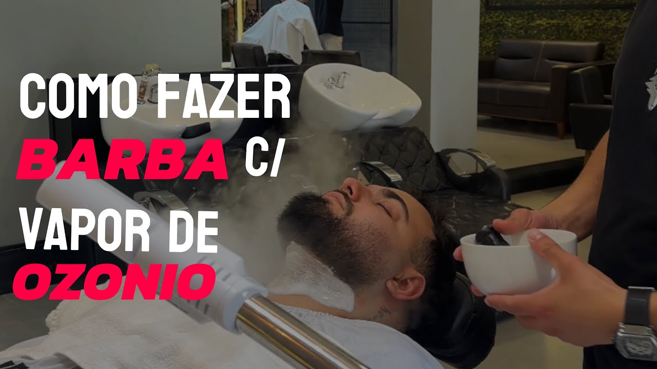 APRENDA COMO USAR O VAPORIZADOR DE OZÔNIO PARA FAZER BARBA ! 