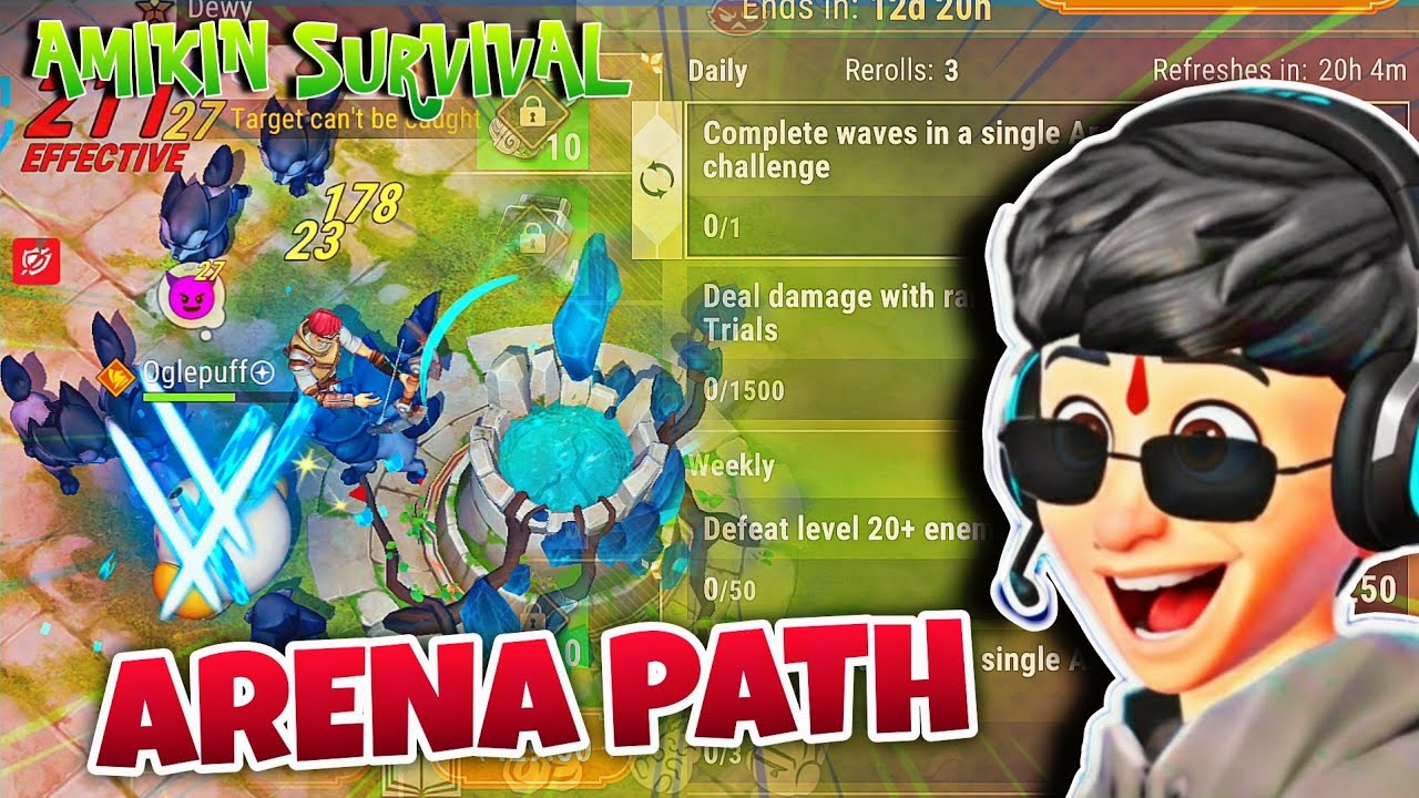 COMPLETE 🌿✨  ARENA ALL TASK 😲 CHALLENGE IN ONE TIME || AMIKINSURVIVAL 