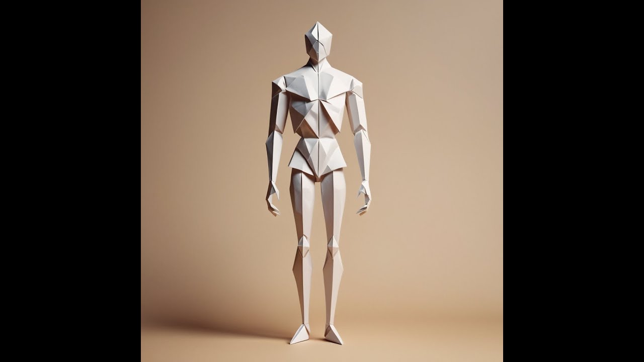 How to Make an Origami Person – Easy Paper Folding Tutorial! 👤✨