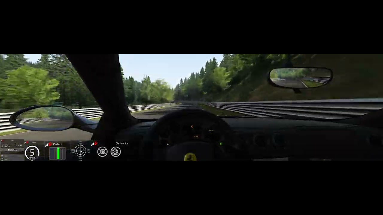 Assetto Corsa Nordschleife Tourist Ferrari 360 Modena World Record 7:14.621 Onboard