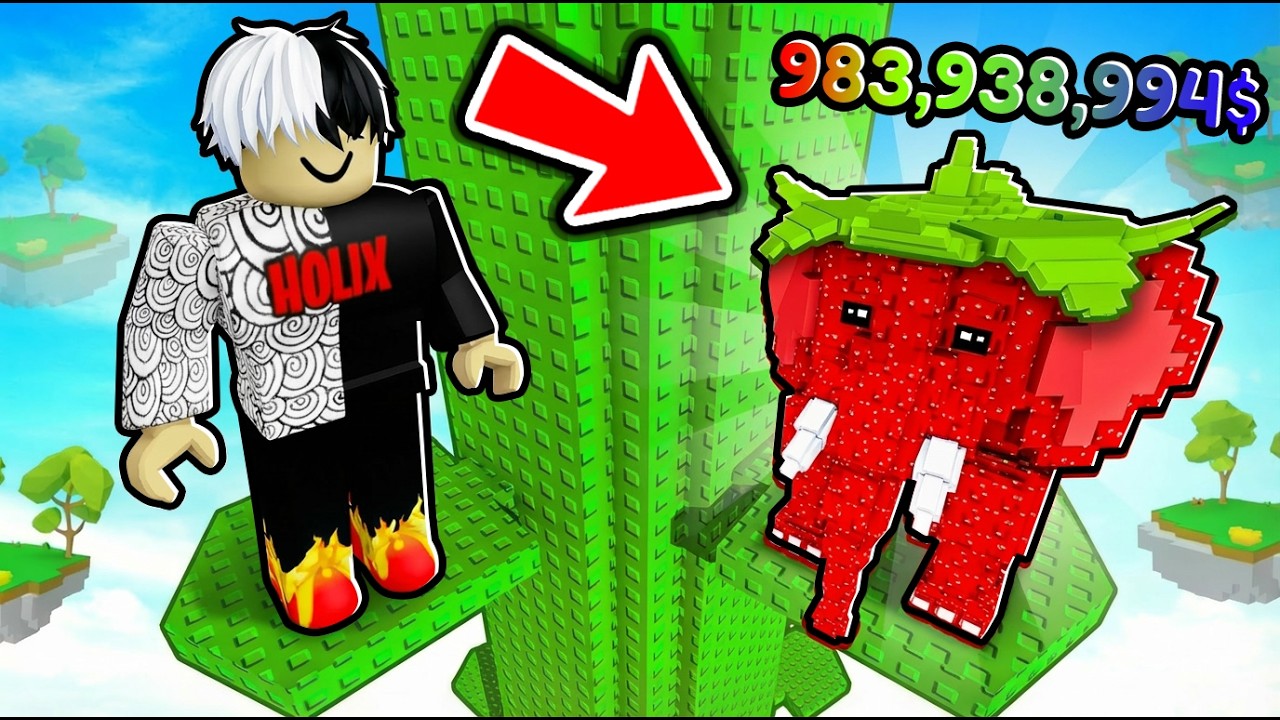 WYHODOWAŁEM BEANSTALKA NA 99999m ABY ZDOBYĆ BRAINROTA (ROBLOX)