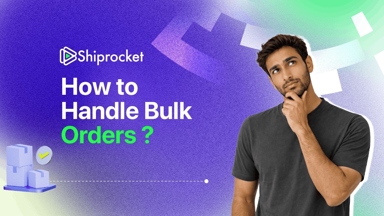 How to Manage Multiple Orders Faster with Bulk Actions on Shiprocket