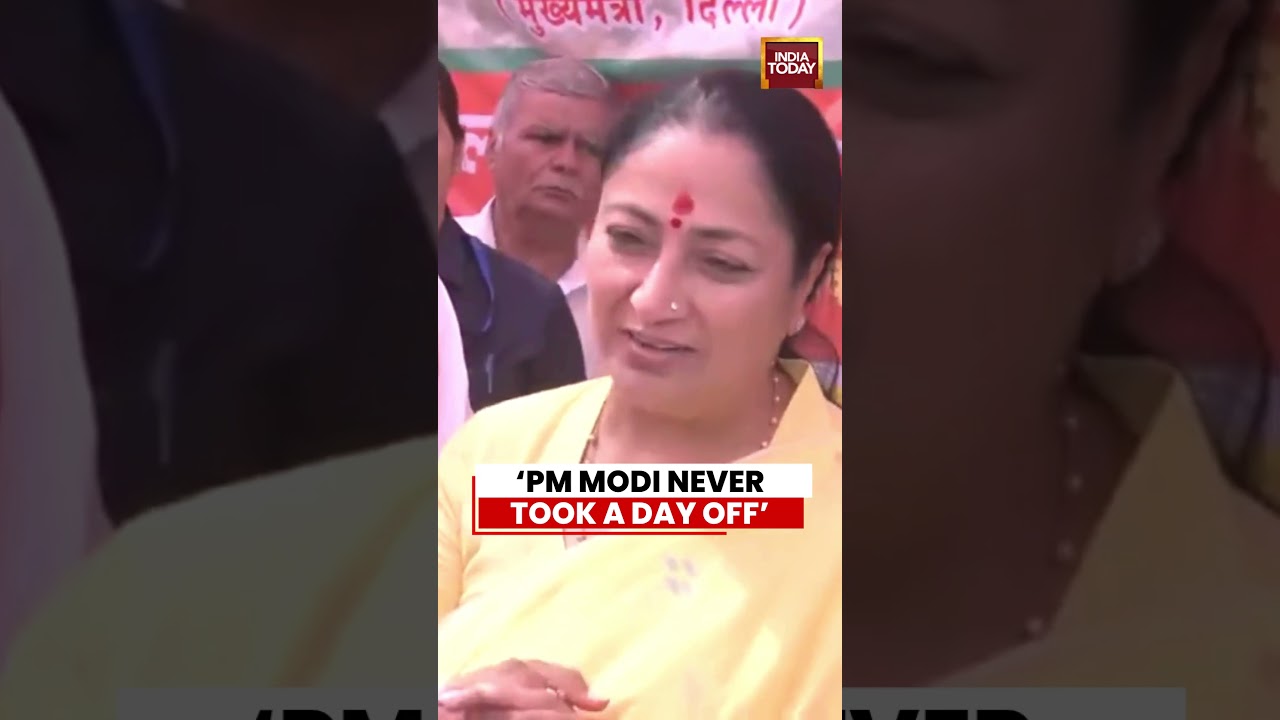 Rekha Gupta Hails PM Modi's Record Tenure, Says He Never Took A Day Off #pmmodi