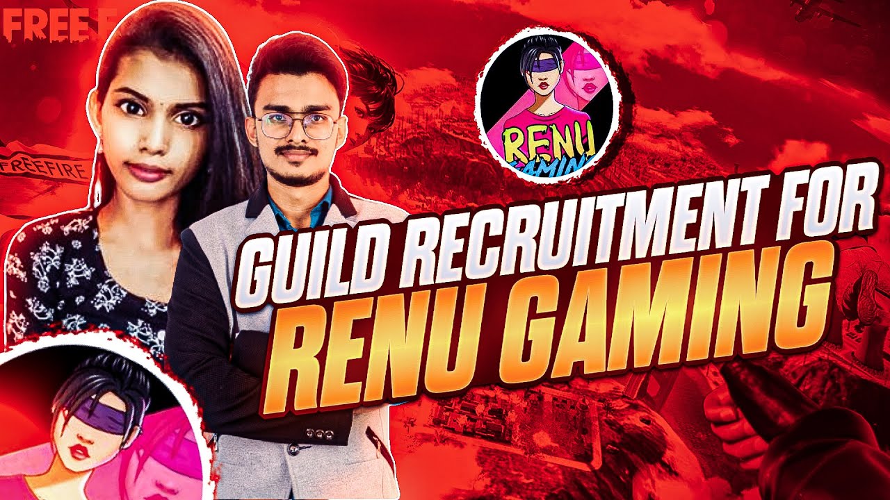RENU GAMING GUILD TRIALS | CHANCE FOR BEST PLAYERS ONLY - FREE FIRE TELUGU LIVEV @od18gaming59