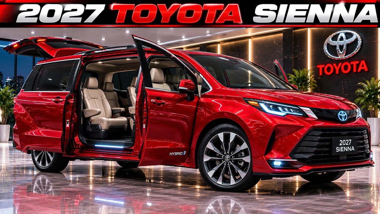 Toyota Sienna 2027 &mdash; совершенный семейный минивэн будущего! 🚐