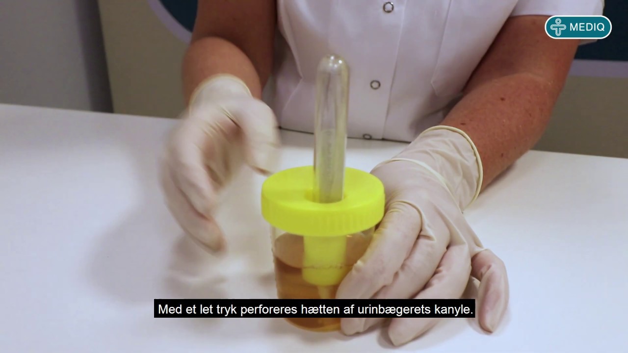 Steril og hygiejnisk urinpr&oslash;vetagning
