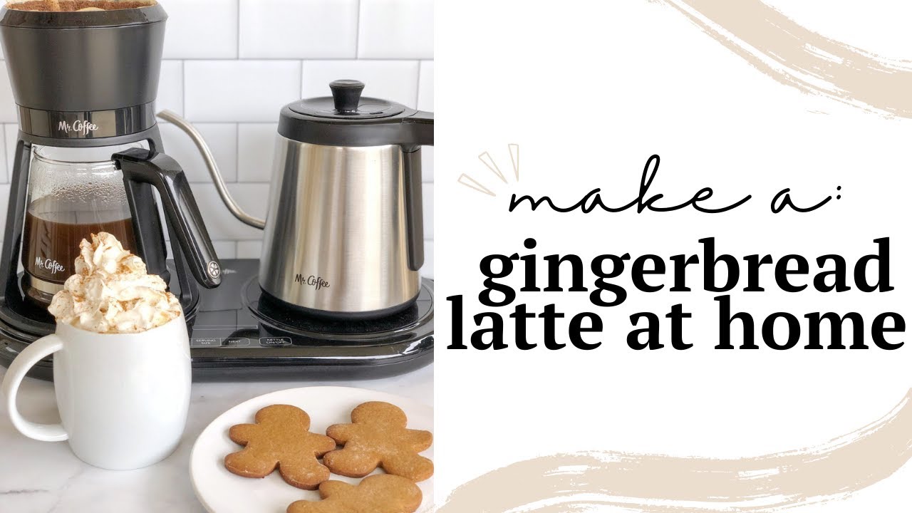 How To Make A Gingerbread Latte at Home | DIY Vegan Gingerbread Latte | Dairy Free Starbucks Copycat