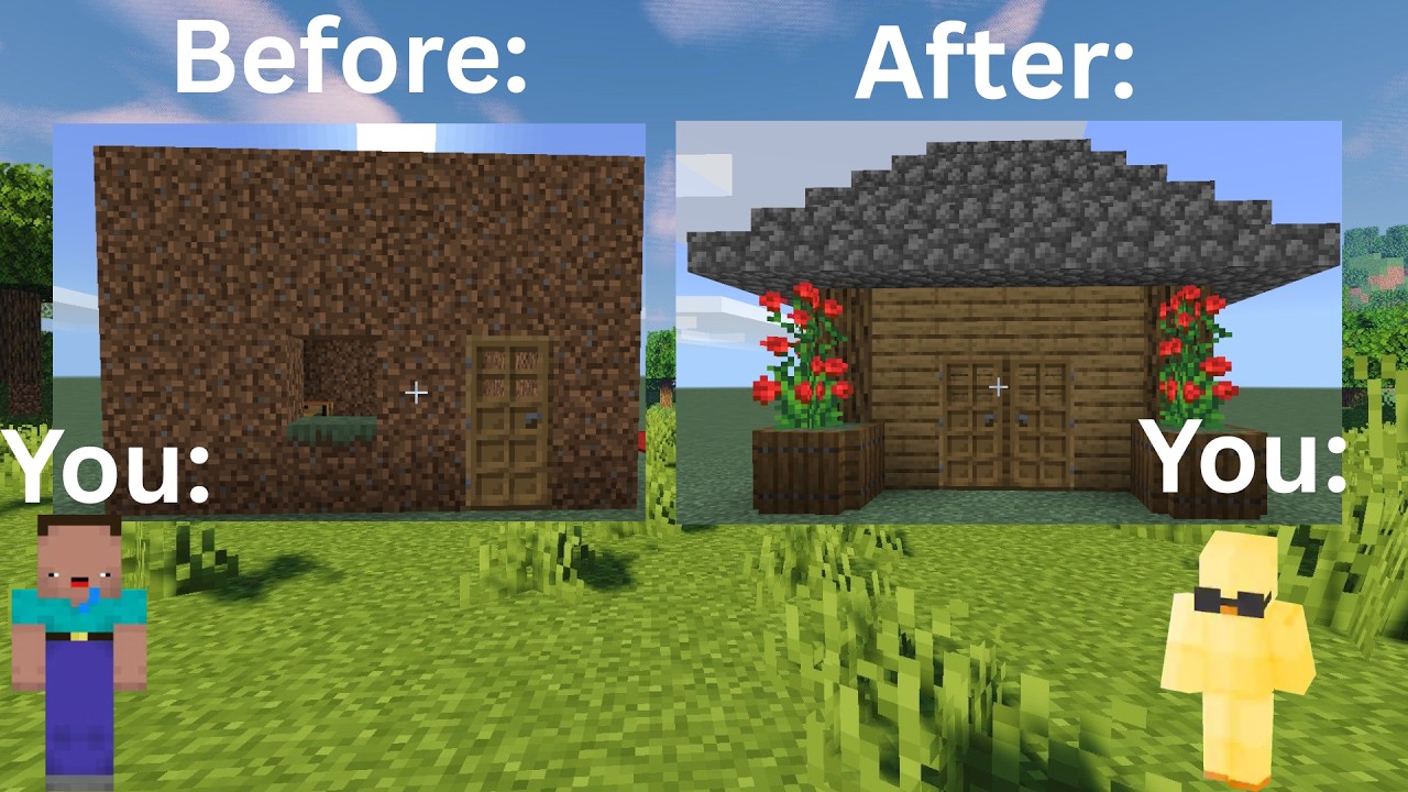 5 tips and tricks for your minecraft base! :)