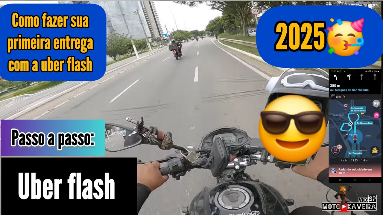 Passo a passo completo para iniciantes que querem fazer uber flash moto #uber