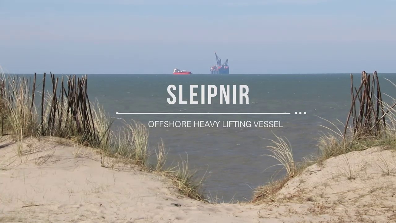 Grootste half afzinkbare kraanschip SLEIPNIR van Heerema (HMC) arriveert in Rotterdamse Haven!