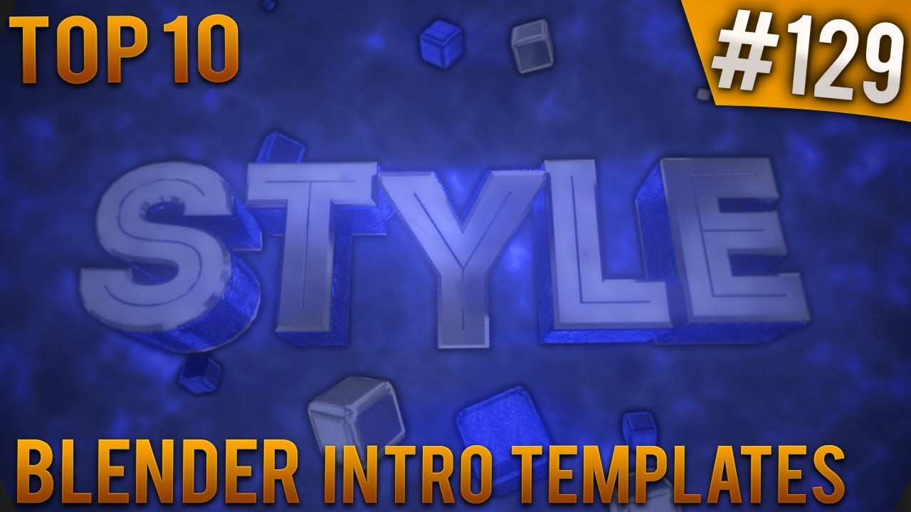 TOP 10 Blender intro templates #129 (Free download)