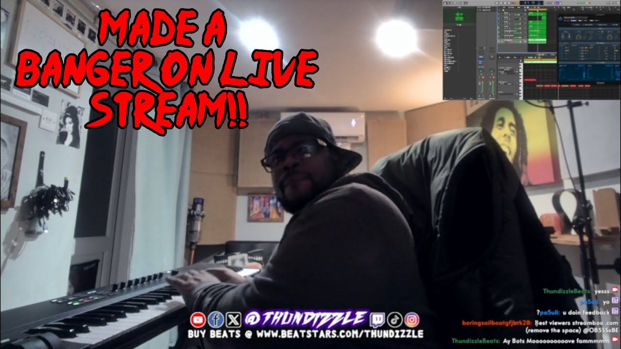 Twitch Live Stream 11 11 25 - First beat I made live streaming