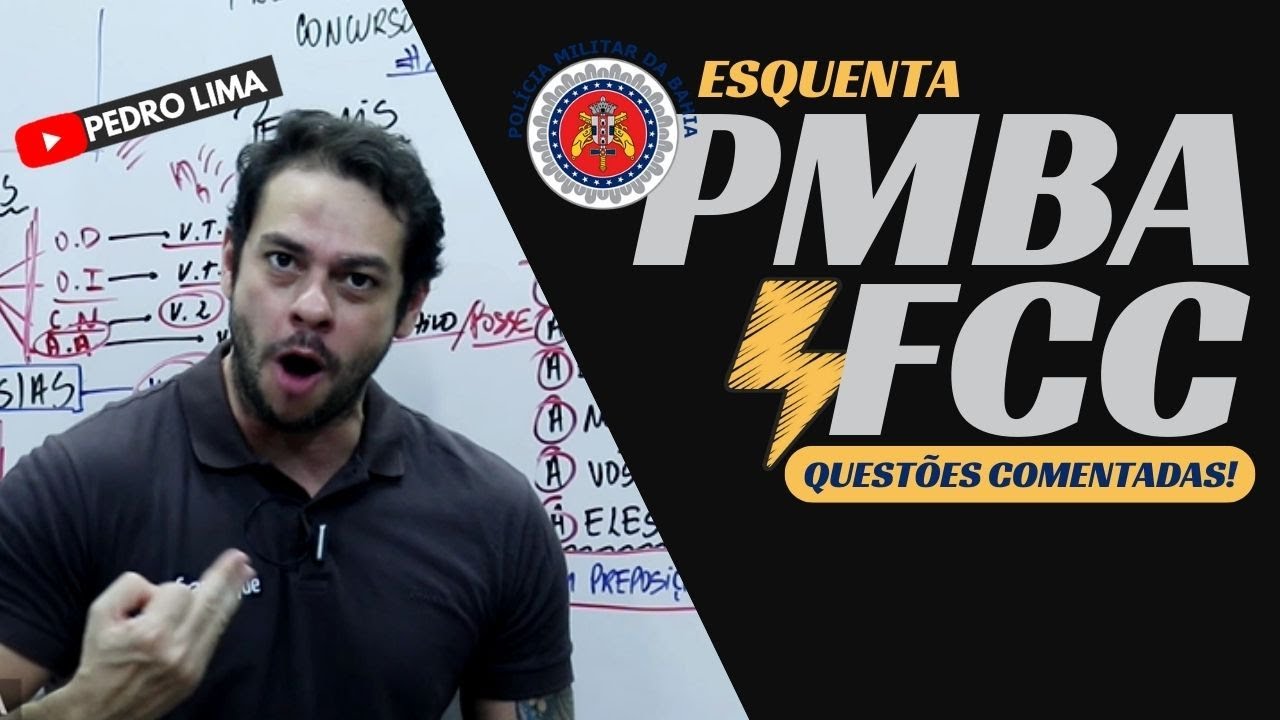 🔴 PMBA 2022 | QUESTÕES COMENTADAS | Português FCC