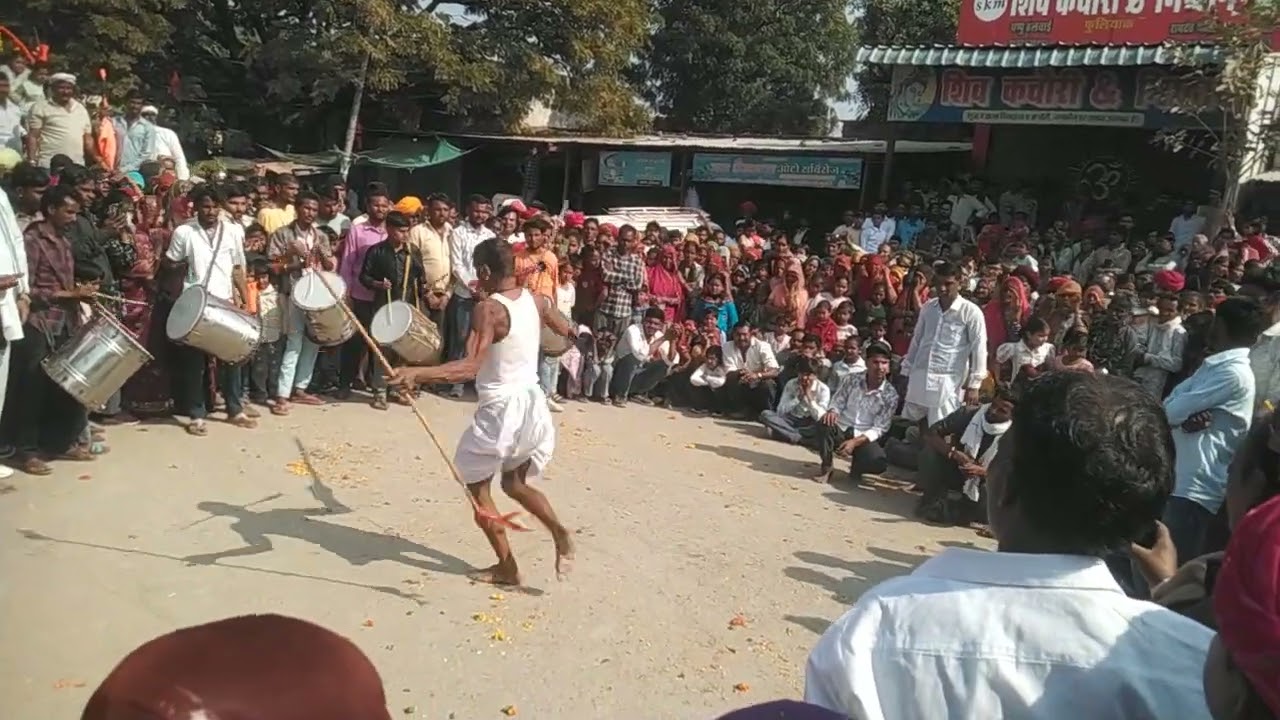 पटा लकड़ी खेल राजस्थानी फूलया कला, भीलवाड़ा से लायव