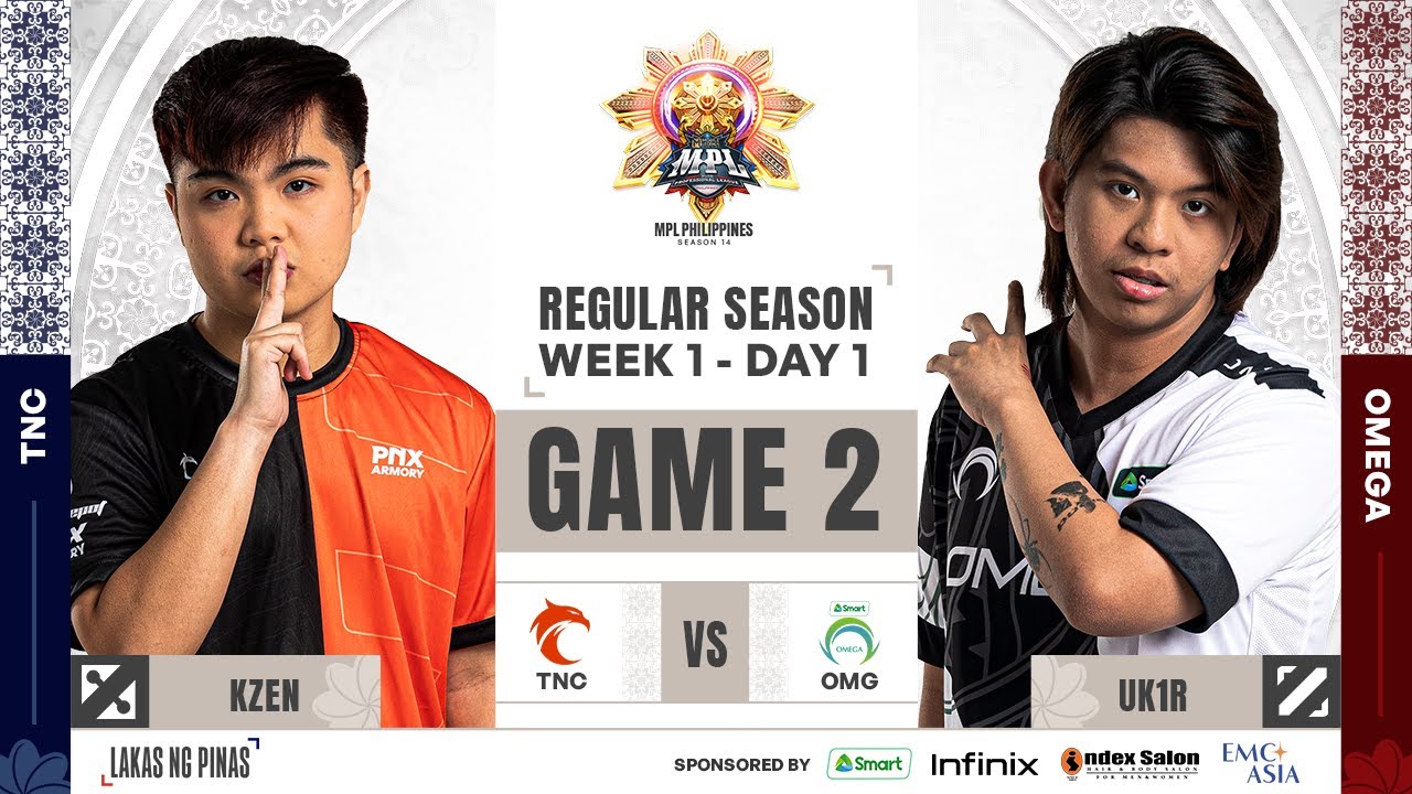 MPL PH S14 - W1D1 - TNC VS OMG GAME 2