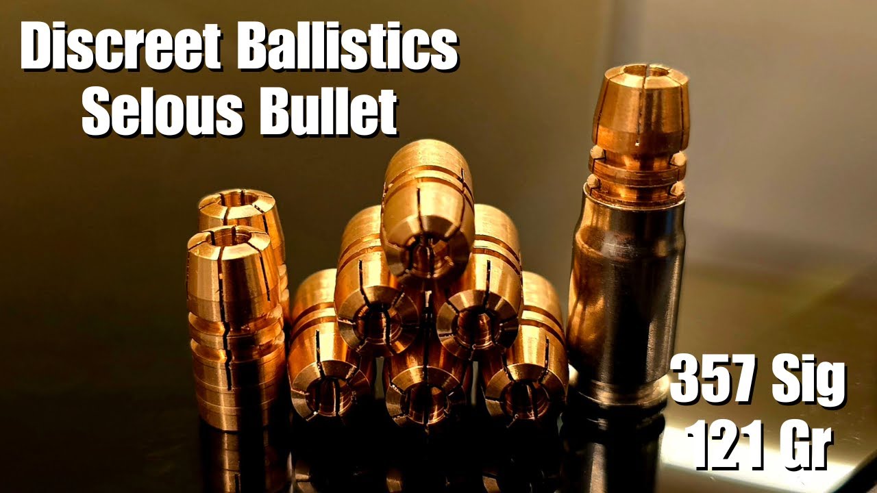 Selous 121gr 9mm Solid Copper HP in .357 SIG - 1600+ FPS Ballistics Test / Reloading / Self Defense