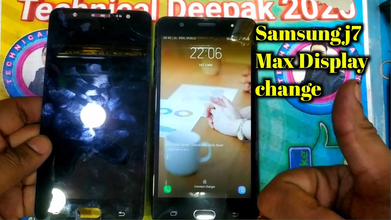 Samsung j7 max Display replacement Display change Samsung j7 Max🔥