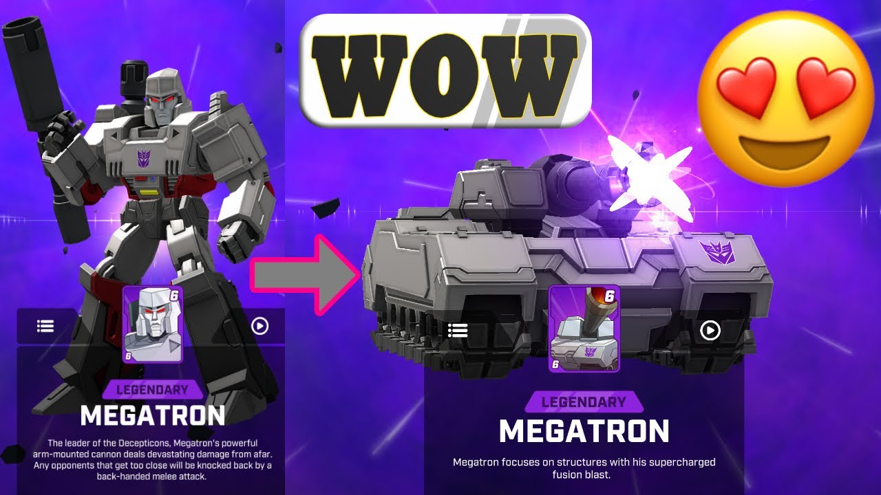 MEGATRON is incredible strong! - Transformers: Tactical Arena | Mobile Gaming 📱