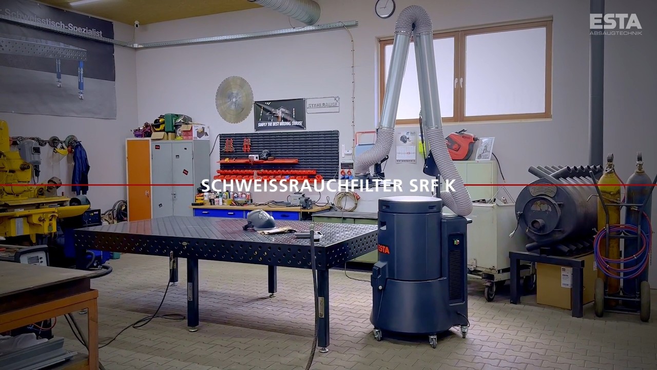 Mobiles Schwei&szlig;rauch Absaugger&auml;t SRF K | IFA W3 | ESTA Absaugtechnik