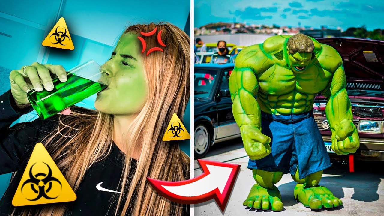 DESCOBRI A FÓRMULA PARA ME TRANSFORMAR NO HULK!!!
