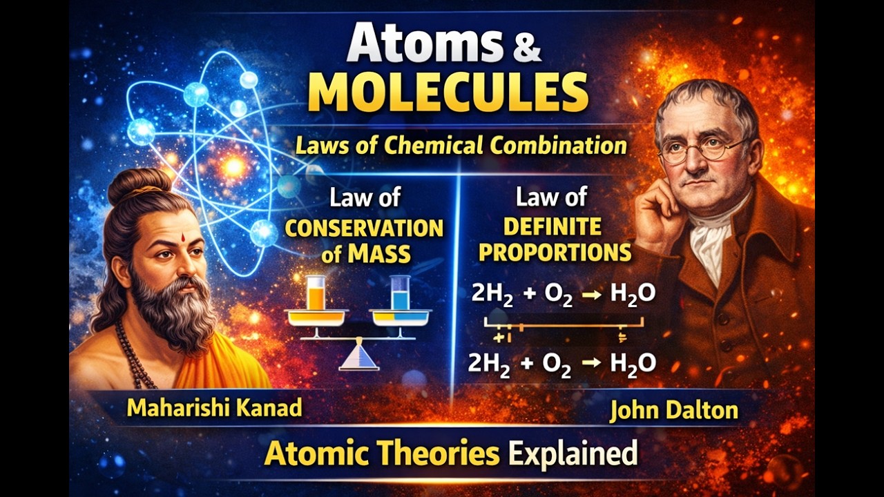 Atom & Molecule : Chemistry Class 6