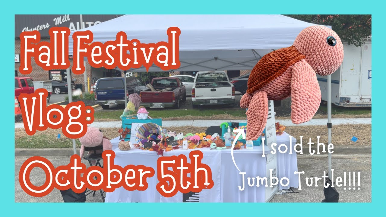 My Experience Selling Crochet Plushies at the Fall Festival