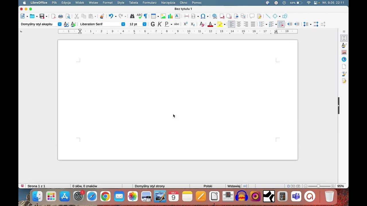 Korespondencja seryjna - Libre Office (Mac OS)