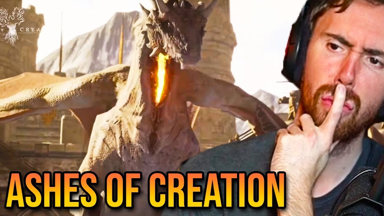Asmongold Reacts To Ashes of Creation Official Gameplay Teaser Trailer - Gamescom 2019