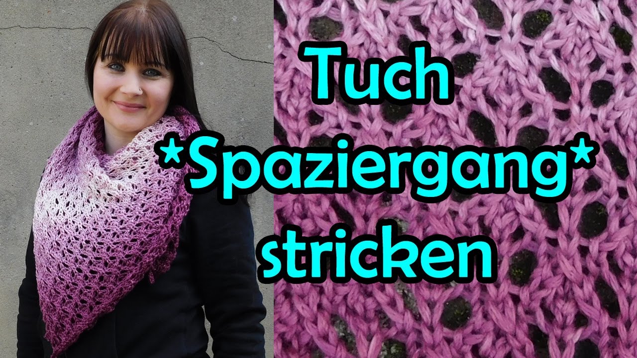 Tuch SPAZIERGANG stricken - Romy Fischer Strickanleitung