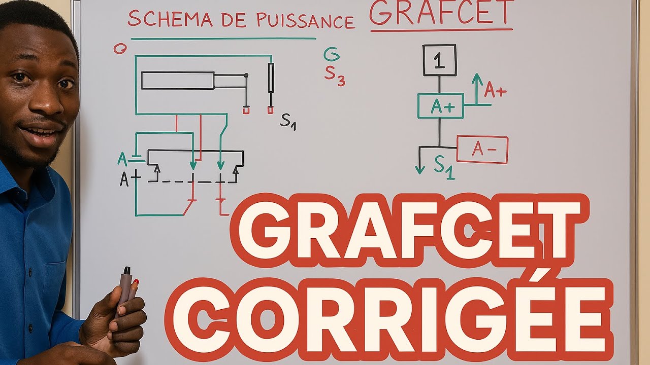 GRAFCET vérin double effet | Schéma + explication facile