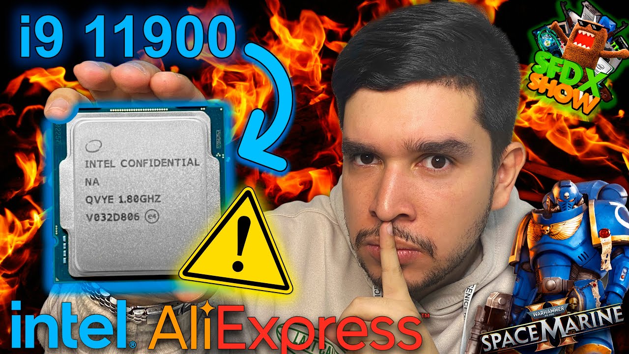 Compro CPU QUE NO DEBERIA EXISTIR intel i9 11900 CONFIDENTIAL Aliexpress 🚀 CPU CALIDAD PRECIO 2025 ✅
