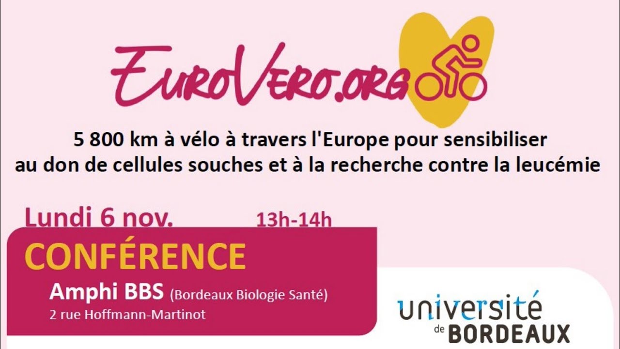 EuroVero - Sensibilisation au don de cellules souches et avancées de la recherche contre la leucémie