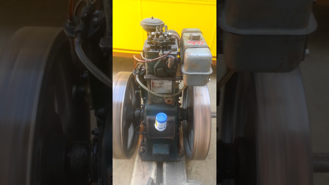 Indian marshal diesel engine to slow speed 200 rpm