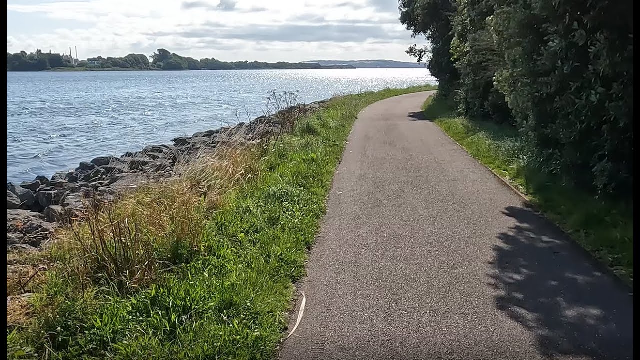 Cork Cycling: Blackrock Castle to the Black Bridge on the Cork Harbour Greenway. 4K