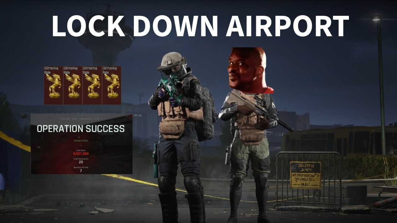 6 MILLION ON AIRPORT LOCKDOWN! FOUR REDS!
