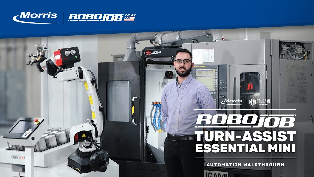 Smarter CNC Automation: RoboJob Turn-Assist Essential Mini | Automation Walkthrough
