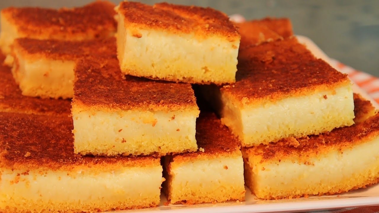 RECEITA DE BOLO DE FUBÁ CREMOSO TODO FEITO NO LIQUIDIFICADOR 