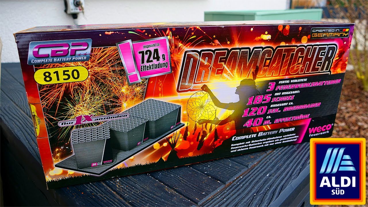 WECO DREAMCATCHER VERBUND | ALDI | Feuerwerk