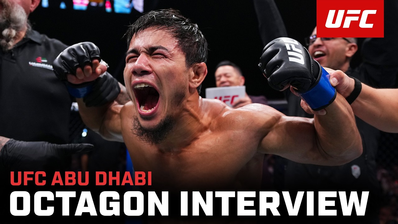 Интервью Рамазана Темирова в октагоне | UFC Абу-Даби