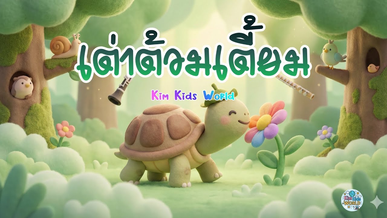 เพลง: เต่าต้วมเตี้ยม (Animals)  สอนให้ใจเย็นและมีความพยายาม