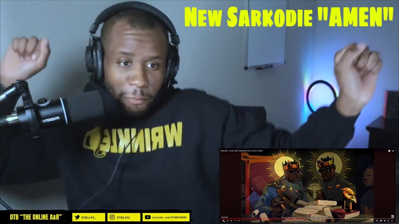 Sarkodie - Amen feat. Beeztrap Kotm | DTB Reaction