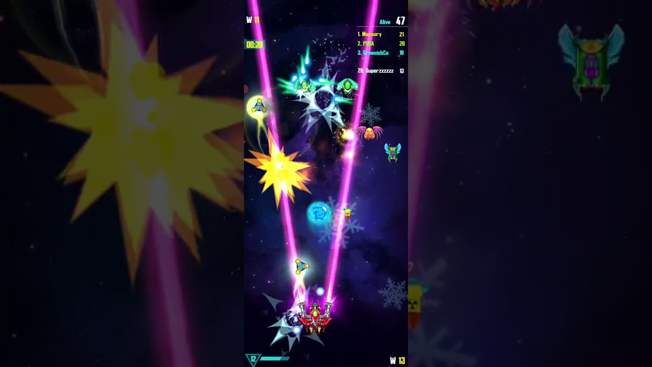Galaxy Attack alien shooter - PVP mode Squad - 1 vs 100 (2 January 2025)