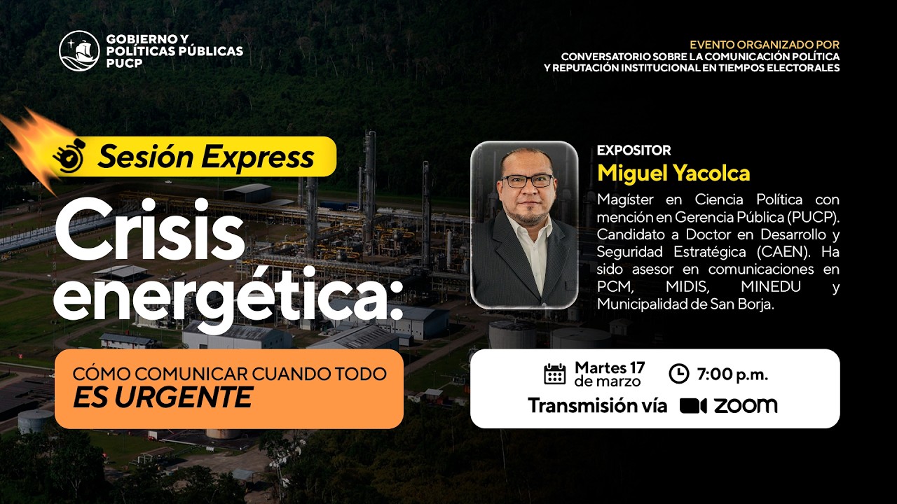 Sesión Express: “Crisis energética: cómo comunicar cuando todo es urgente”