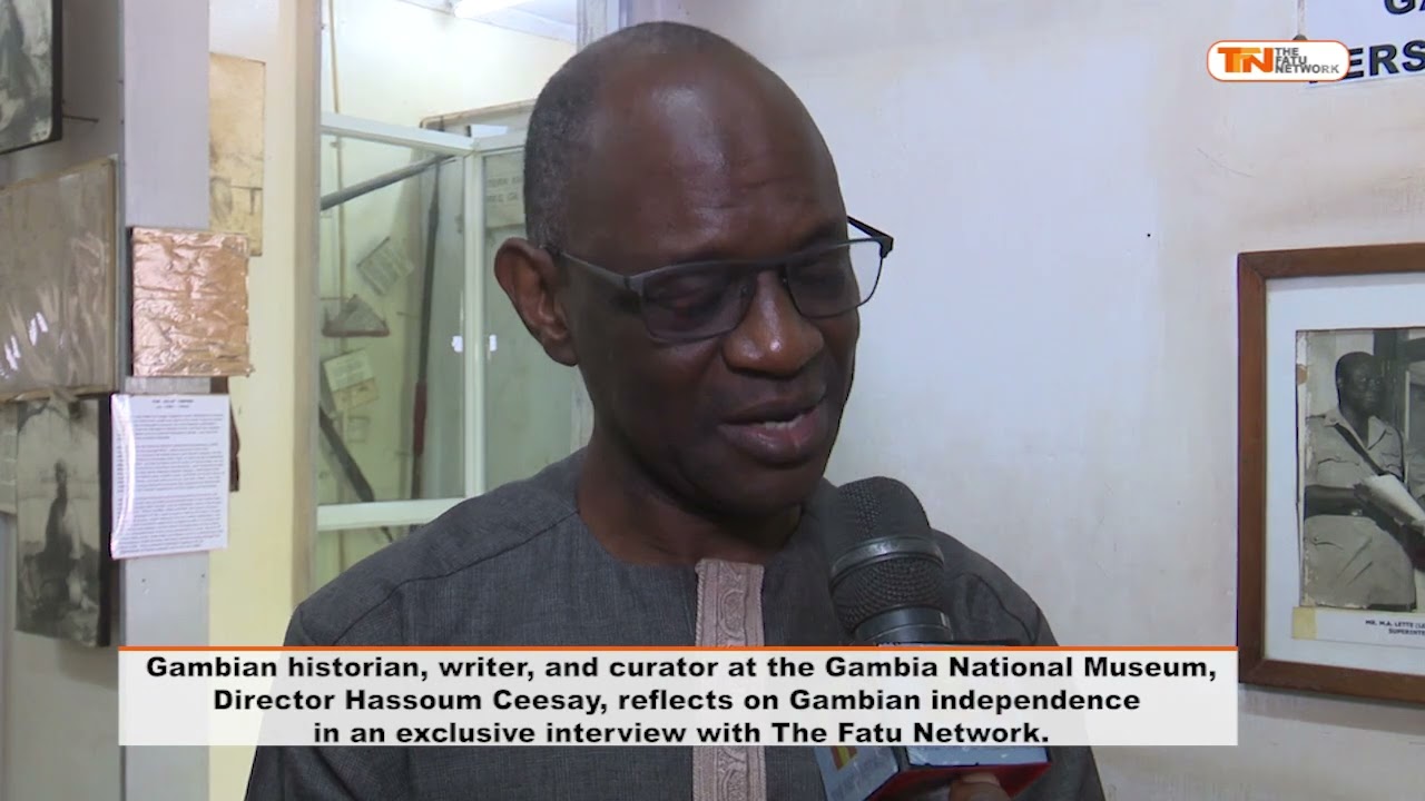 Gambian historian, writer, and curator at the Gambia National Museum, Director Hassoum Ceesay,