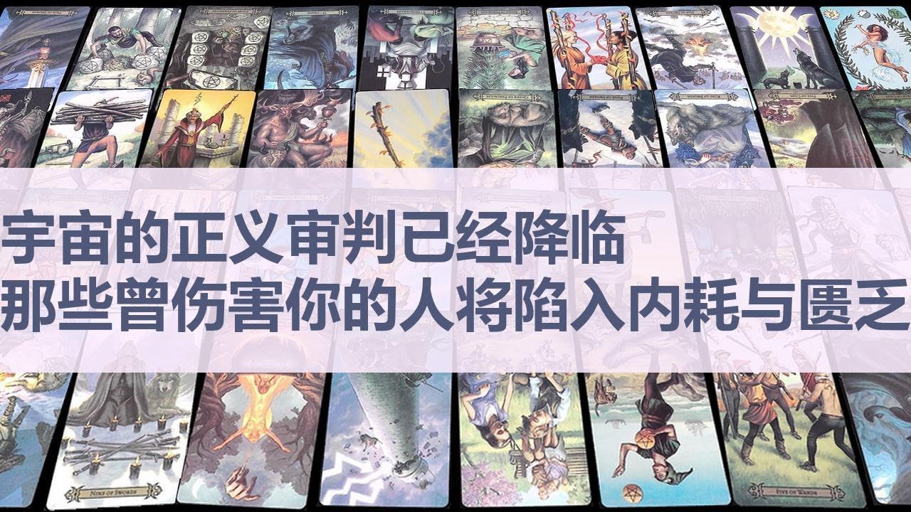 Tarot✨宇宙的正义审判已经降临，那些曾阴阳怪气伤害你的人即将陷入内耗与匮乏，而你将带着如狼般果敢、如天鹅般优雅的全新版本，开启一段命中注定的财富与丰盛旅程