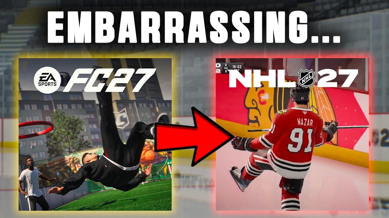 EA FC 27 заставляет NHL 27 выглядеть жалко