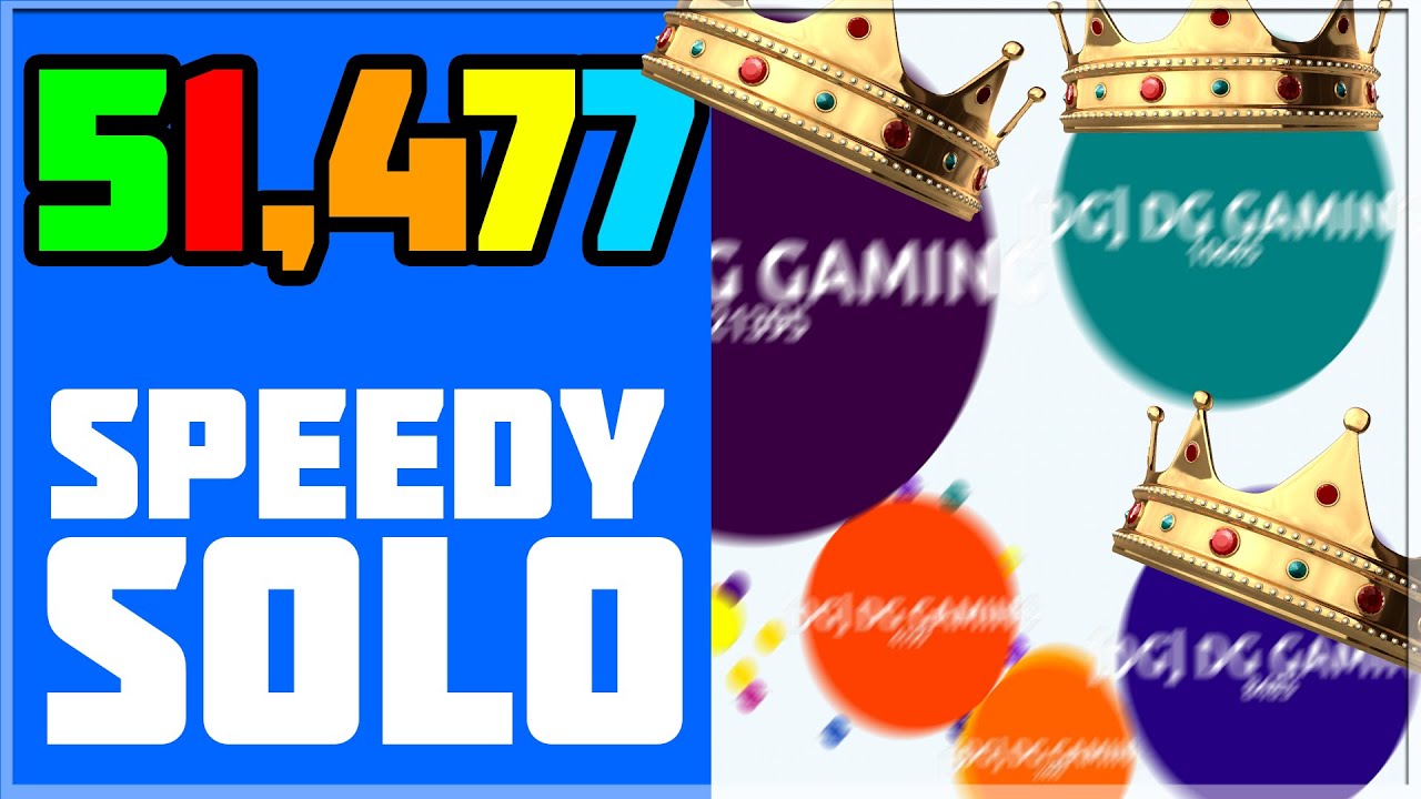 AGAR.IO - 51,000 MASS SOLO GAMEPLAY HIGHSCORE!!