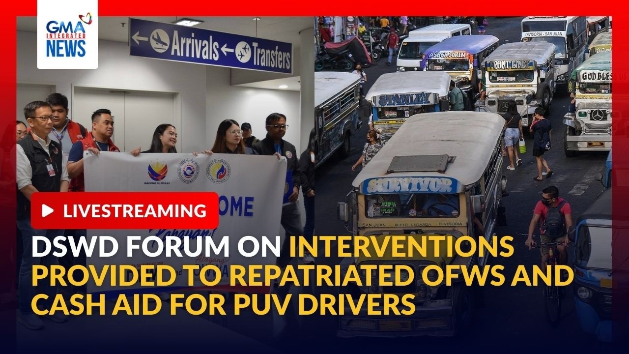 LIVE - DSWD media forum on interventions provided to repatriated... - Replay | GMA Integrated News