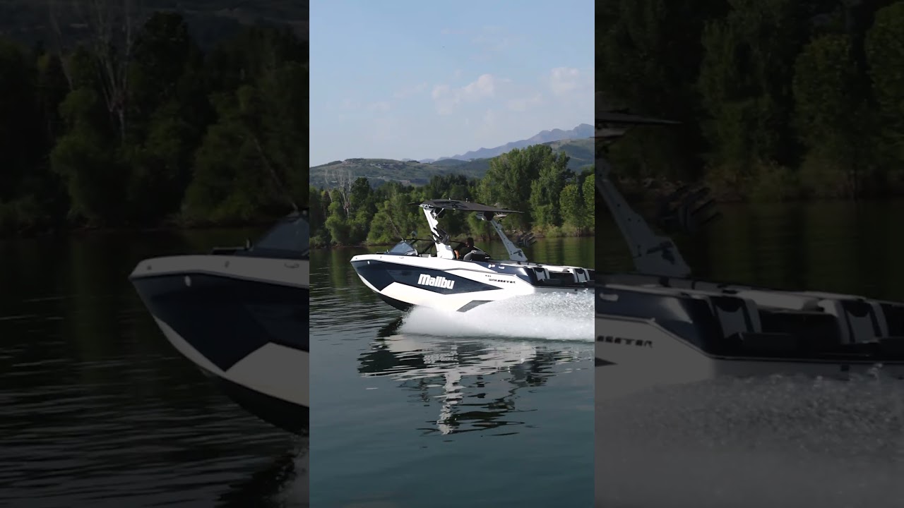 The Malibu 25 LSV is an absolute head turner! 😍 #malibuboats #boats #boating #wakesurfing #wakesurf