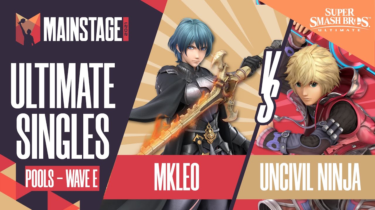 MkLeo vs Uncivil ninja - SSBU Singles: Pools R2 Wave E - Mainstage 2021 | Byleth vs Shulk